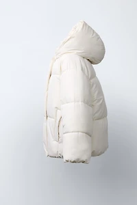 HOODED PUFFER JACKET