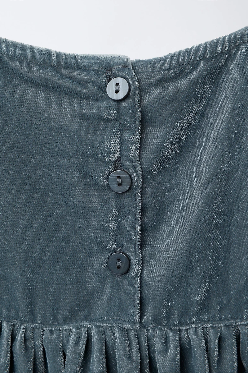 ROBE EN VELOURS BRODÉE