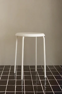 LACQUERED METAL STOOL