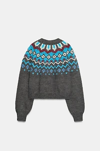 JACQUARD KNIT JUMPER