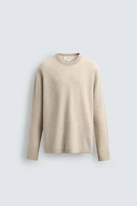 100% CASHMERE RIBBED JUMPER ORIGINS