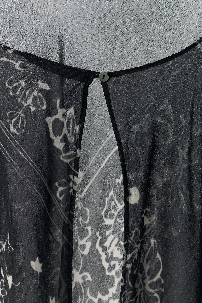 PRINTED STRAPPY TOP