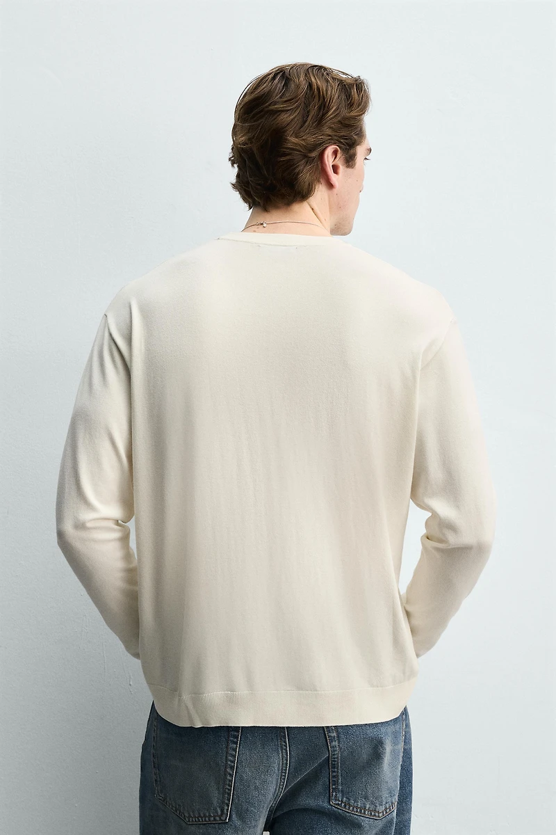 PULL EN MAILLE MÉLANGÉE VISCOSE