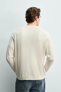 PULL EN MAILLE MÉLANGÉE VISCOSE