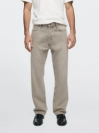 Straight-leg jeans