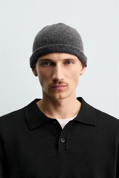 BONNET EN MAILLE 100% CACHEMIRE