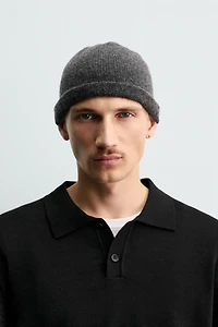 BONNET EN MAILLE 100% CACHEMIRE