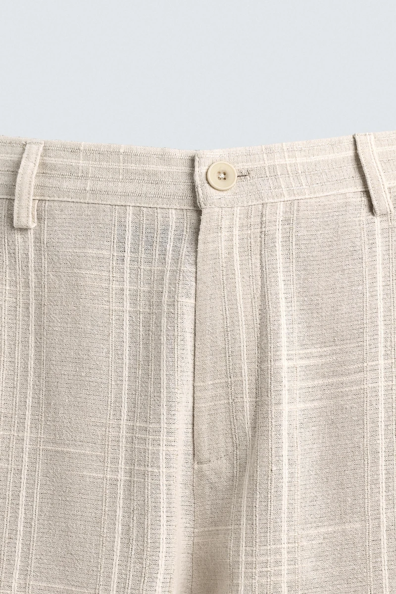 REGULAR FIT STRIPED PANTS