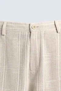 REGULAR FIT STRIPED PANTS