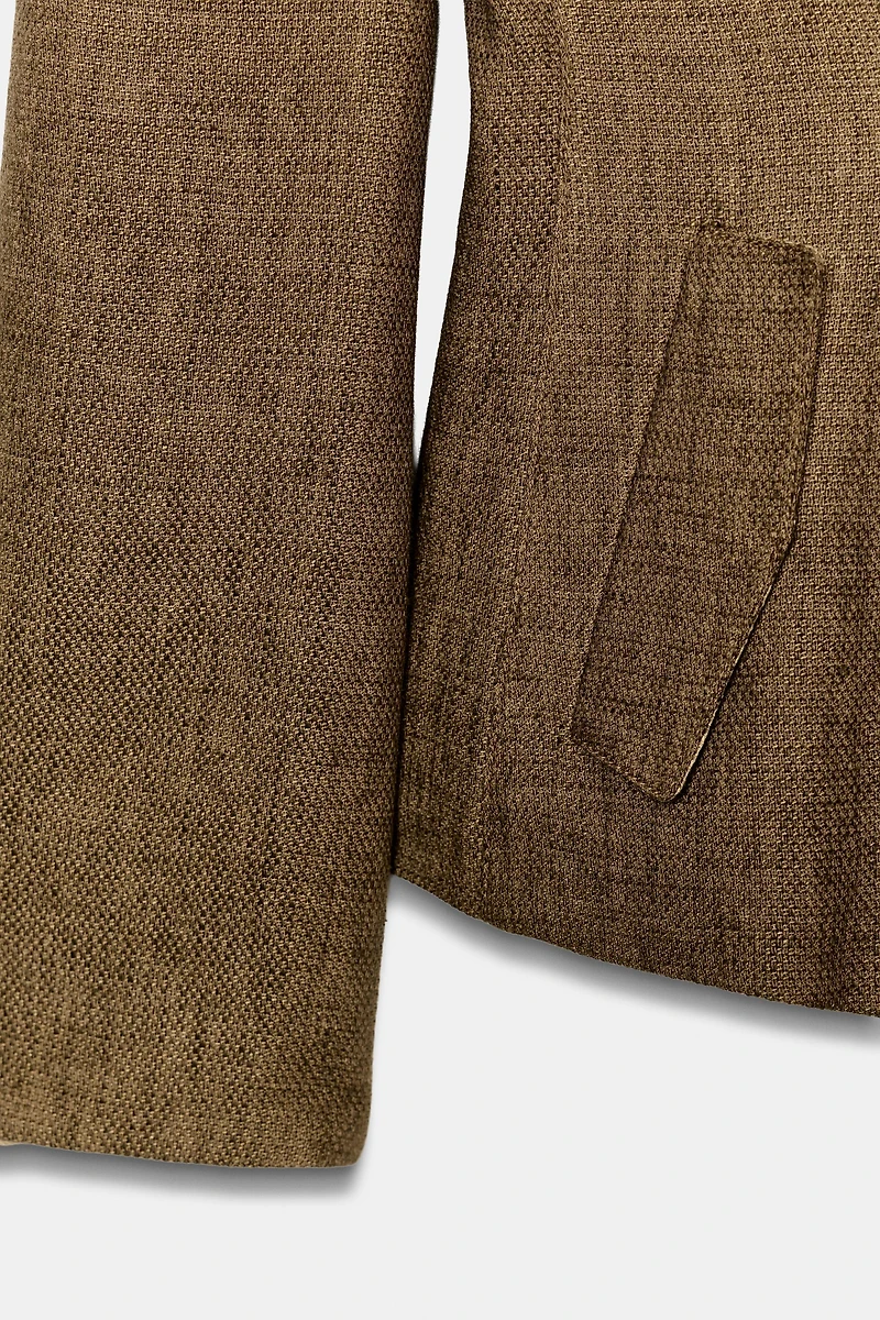 ZW COLLECTION LINEN BLEND BLAZER