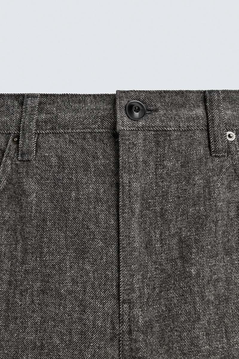 BRUSHED STRAIGHT FIT JEANS