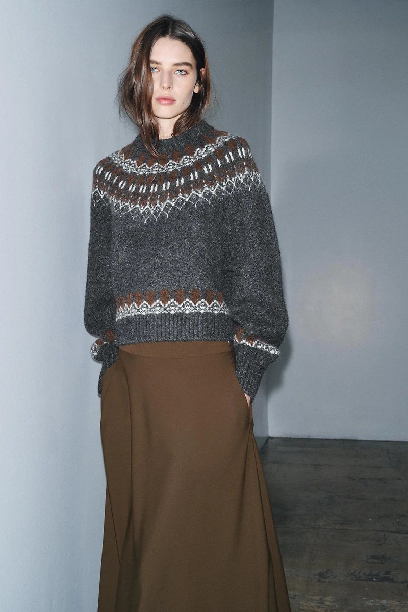 JACQUARD KNIT JUMPER