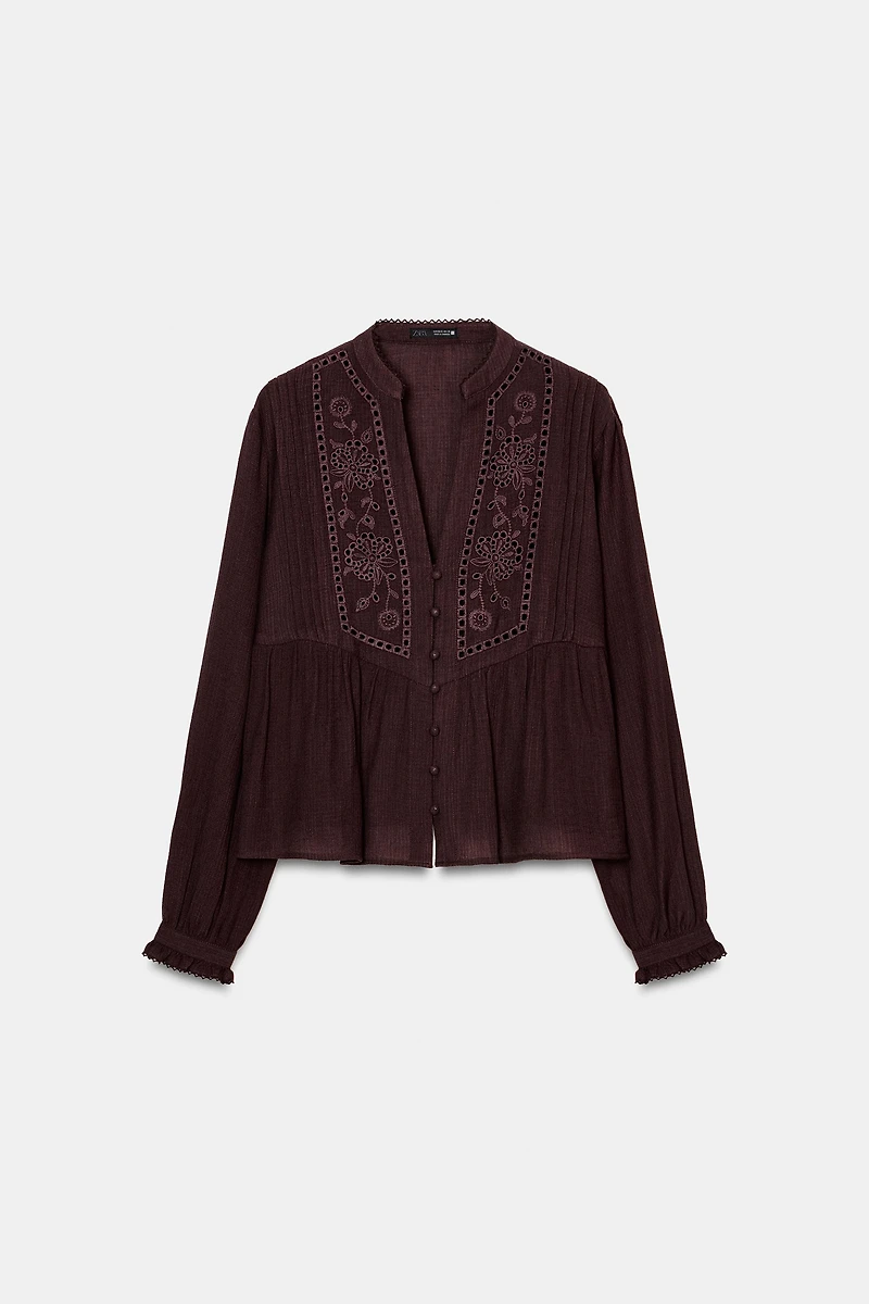 EMBROIDERED BLOUSE