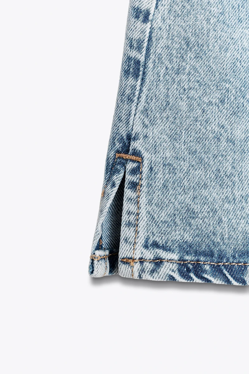 Z1975 HIGH-WAISTED CROSSOVER WAIST DENIM SHORTS