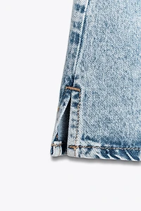 Z1975 HIGH-WAISTED CROSSOVER WAIST DENIM SHORTS