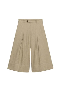 ZW COLLECTION WIDE-LEG LINEN PANTS