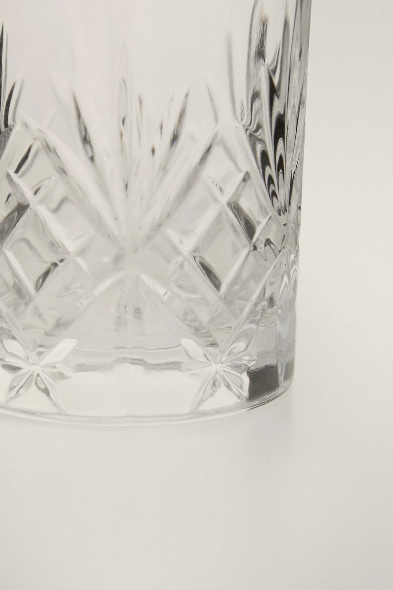 ENGRAVED CRYSTALLINE SHOT GLASS