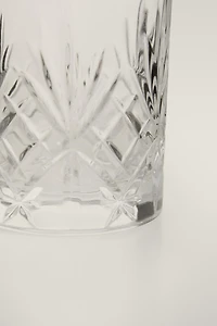 ENGRAVED CRYSTALLINE SHOT GLASS