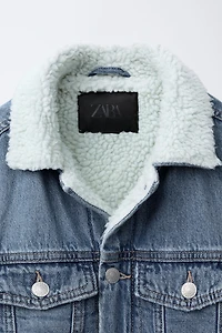 FLEECE DENIM JACKET