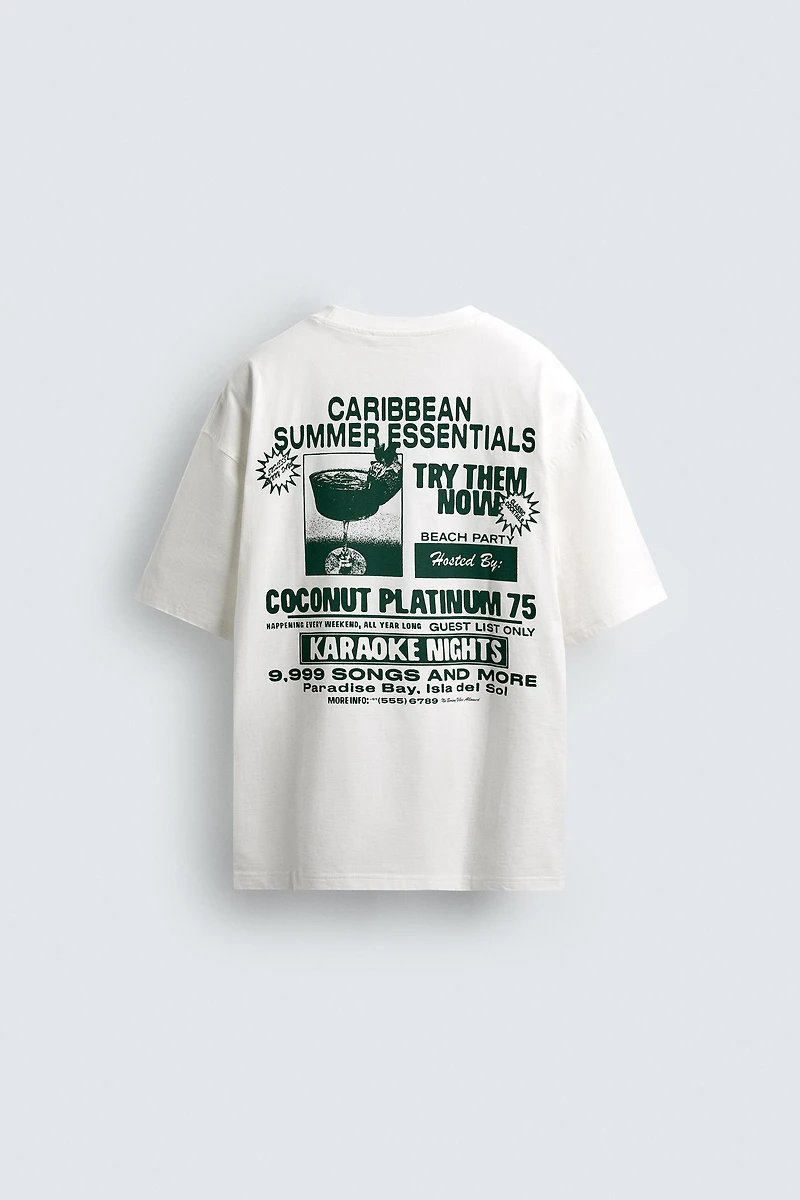 PRINTED TEXT T-SHIRT