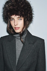FAUX FUR HAT