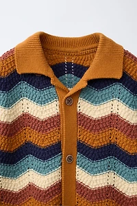 CROCHET KNIT SHIRT