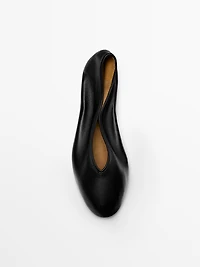 Soft leather ballerinas