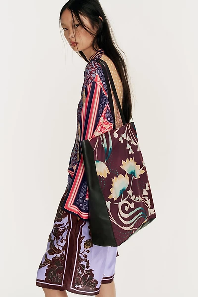 LIMITED EDITION LEATHER DETAIL SHOPPER BAG