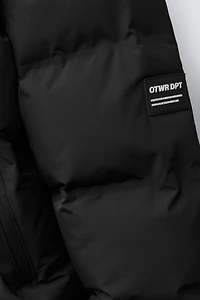 WATER REPELLENT LABEL PADDED COAT