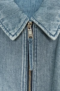 ZW COLLECTION DENIM BOMBER JACKET