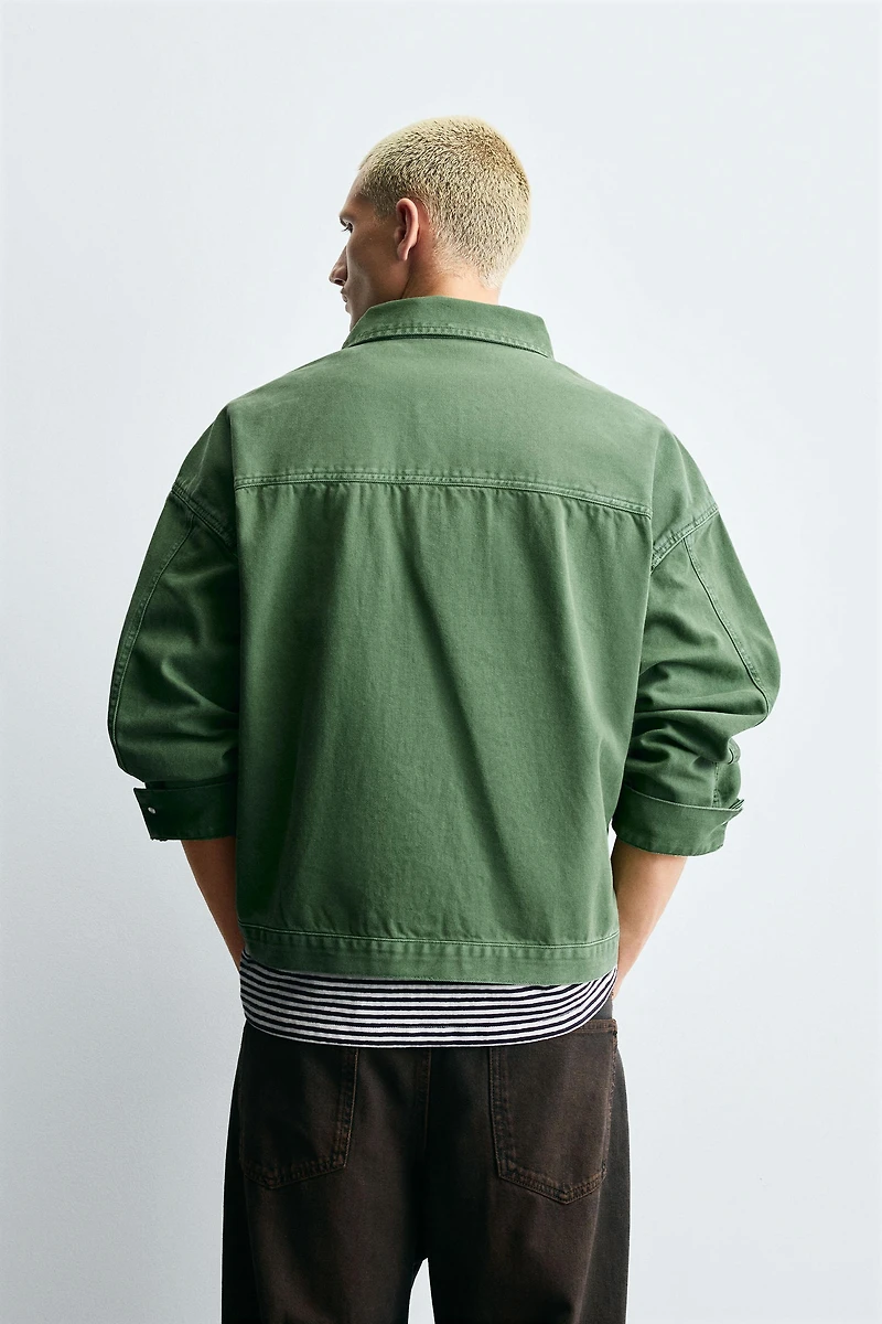 VESTE DÉLAVÉE PIÈCES