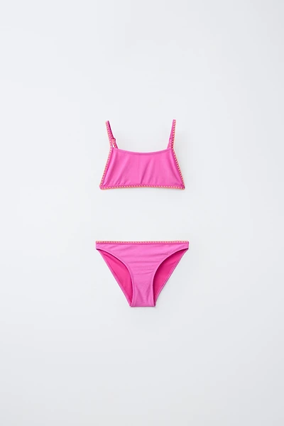 MAILLOT DE BAIN DEUX PIÈCES BRILLANT 6-14 ANS