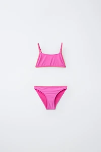 MAILLOT DE BAIN DEUX PIÈCES BRILLANT 6-14 ANS