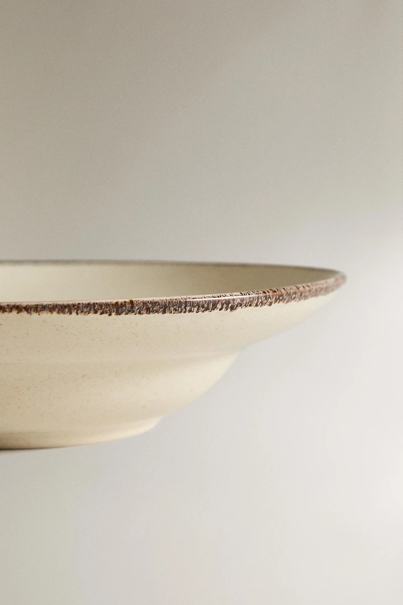 STONEWARE PASTA BOWL