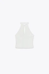 TIED HALTER TOP