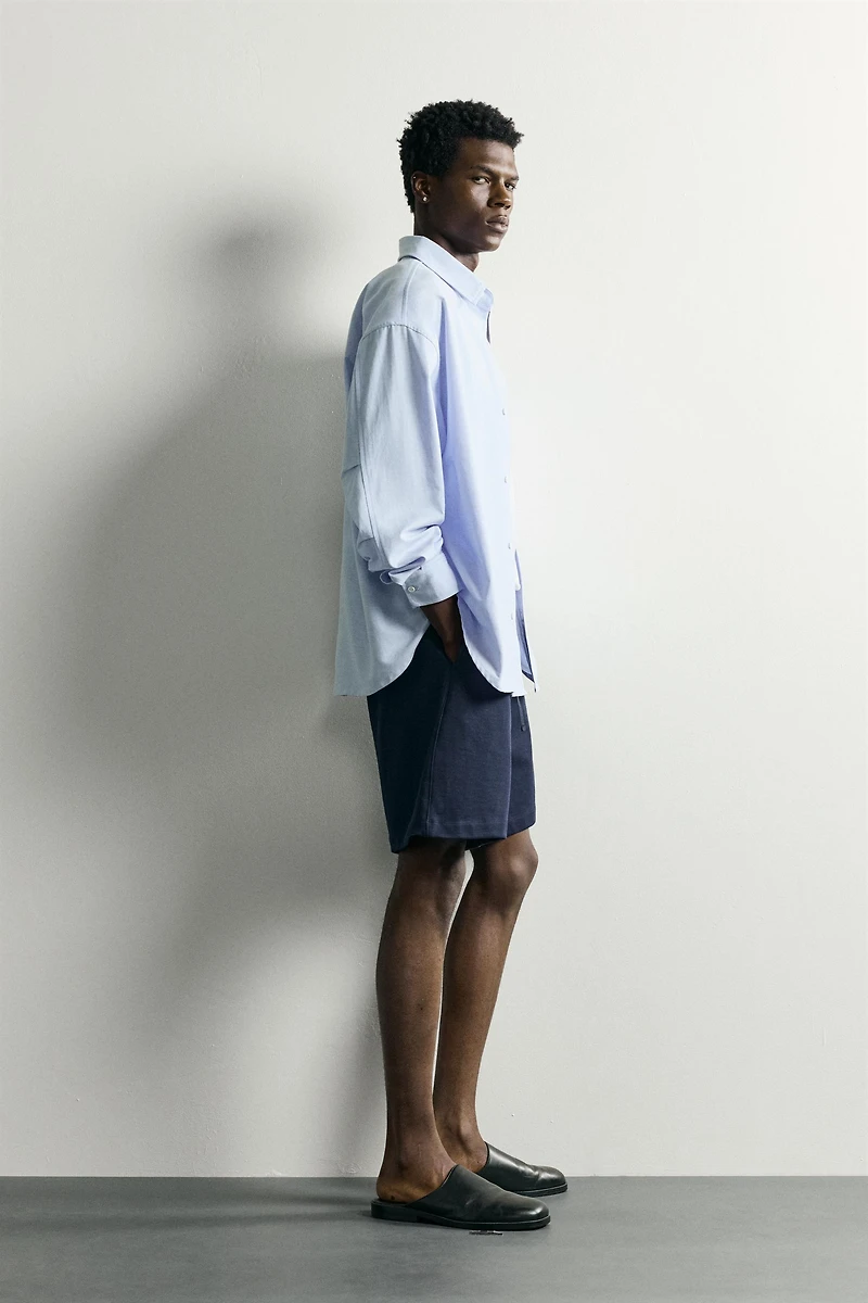 CONTRAST WAIST JOGGER SHORTS