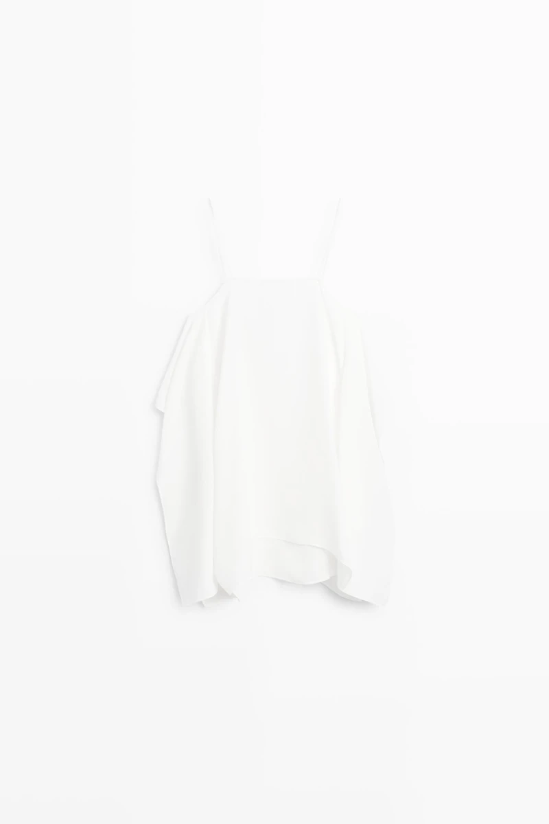 Flowing spaghetti strap top