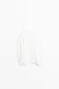 Flowing spaghetti strap top