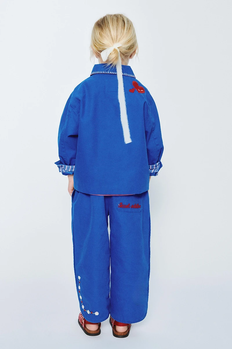 SISSEL EDELBO X ZARA KIDS EMBROIDERED JACKET