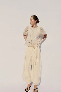 COMBINATION CROCHET TOP