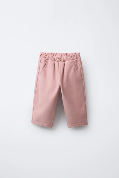 TWILL BUTTON PANTS