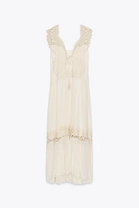 COMBINATION LACE SLIP DRESS