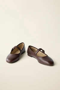 LEATHER BALLET FLATS CREATED BY CARAMEL LONDON X ZARA