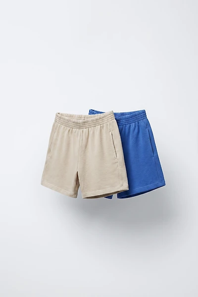 TWO-PACK OF PLAIN SHORTS