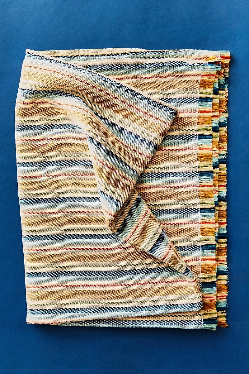 YARN-DYED STRIPE TABLECLOTH