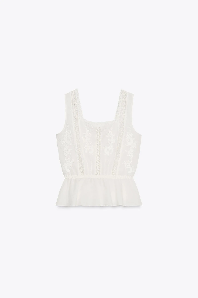 ZW COLLECTION LACE CAMISOLE TOP