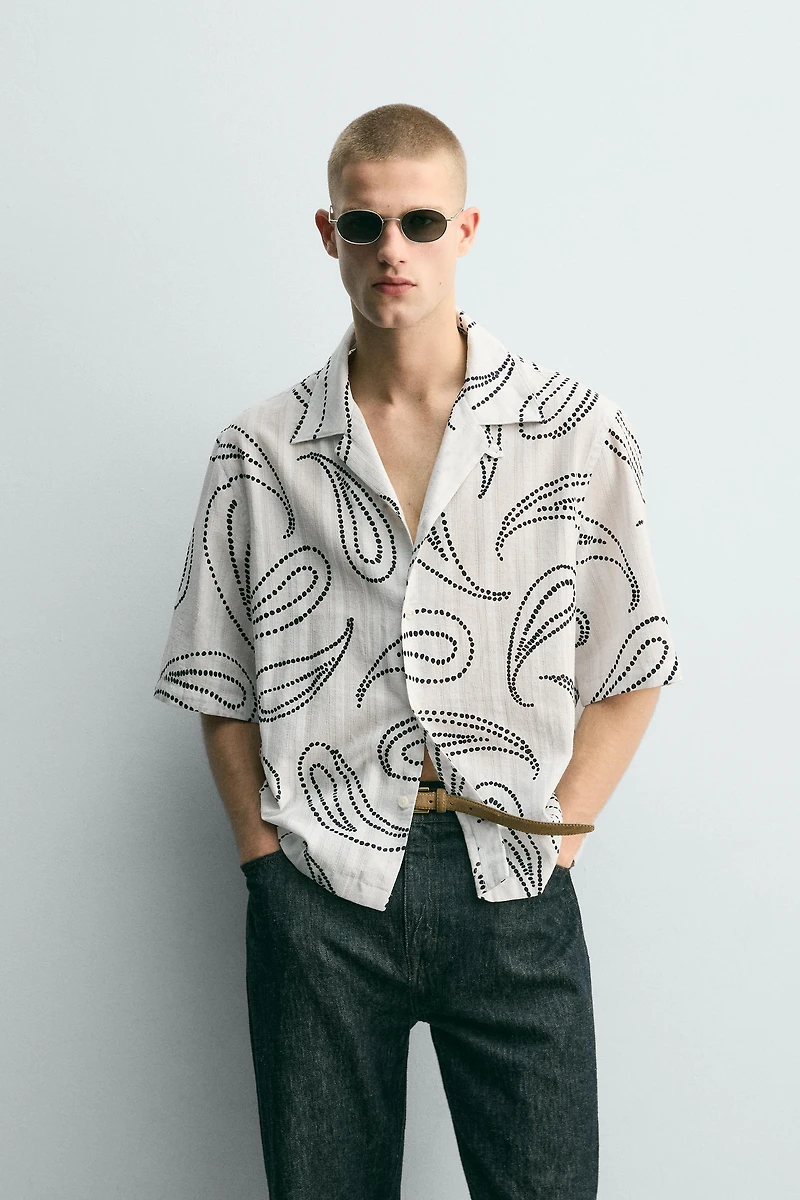 PAISLEY JACQUARD SHIRT