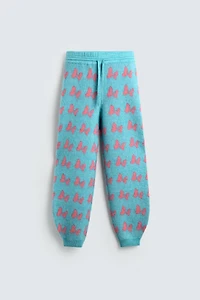 INTARSIA KNIT TROUSERS WITH TIES HARRY LAMBERT FOR ZARA X DISNEY