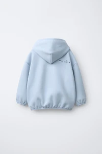 HOODIE FLEECE LINED WITH LOGO