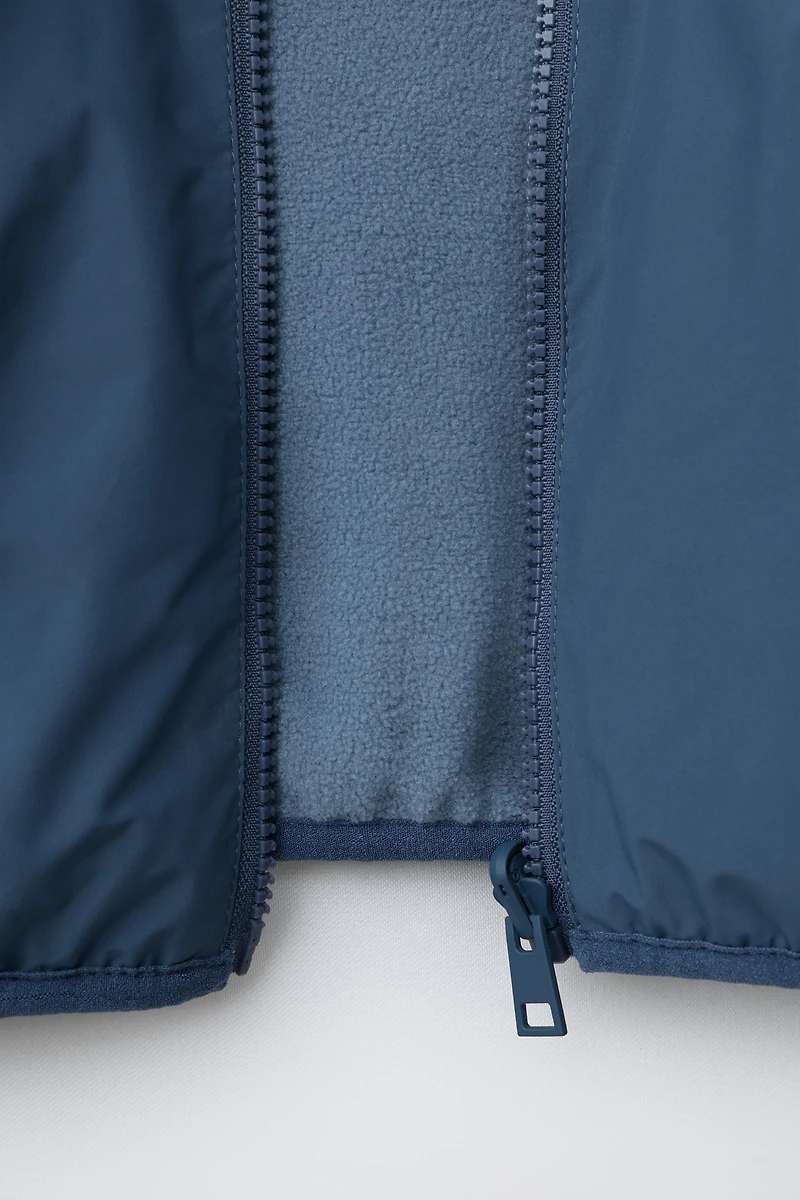 BLOUSON NYLON RÉVERSIBLE POLAIRE